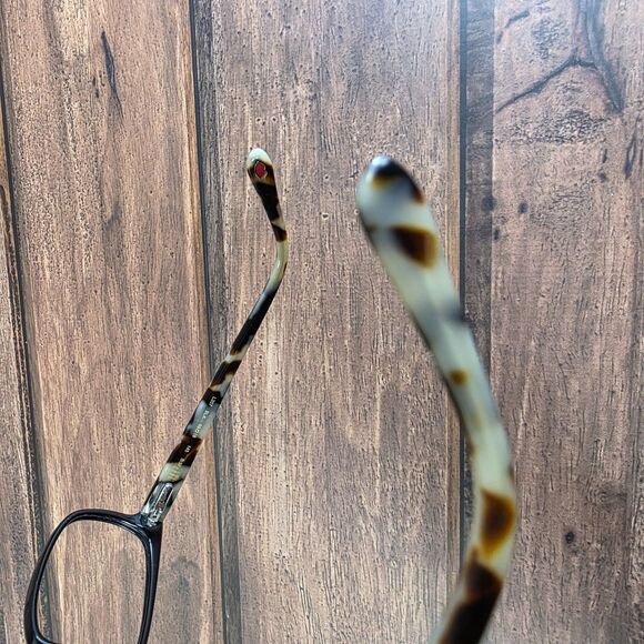 Lulu Guinness Eyeglasses Womens Cat Eye Designer Frames L207 BLK 50-18 - Picture 8 of 11